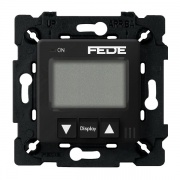 Термостат цифровой с Led дисплеем Fede Черный