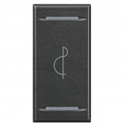 Axolute Клавиши с символами для системы автоматизации для 1 функции - 1 модуль, Скрипичный Ключ, цве