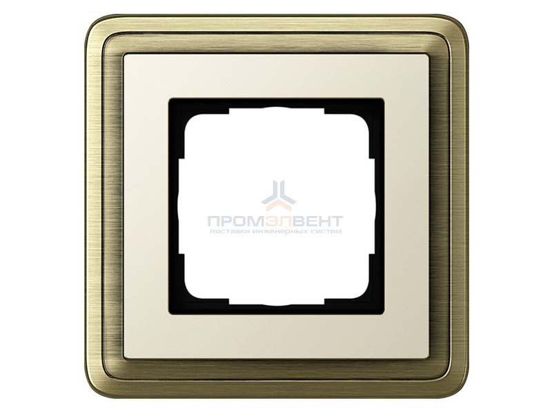 Рамка 1-ая Gira ClassiX Бронза/Кремовый