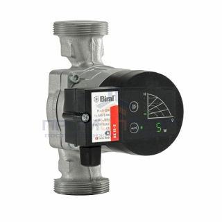 Насос циркуляционный Biral АX 13-1 (с гайками 1"x1"1/2, 180мм, 1x230 В, Qmax 3,9 м³/ч, Hmax 5,1м)