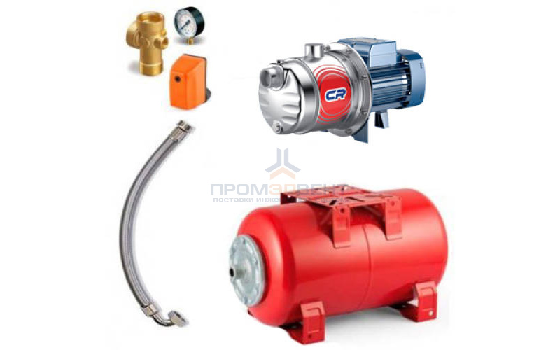 Насосная станция Pedrollo HYDROFRESH 2CRm 80-50 CL - 0,37 кВт (Qmax 70 л/мин, 1x230В)