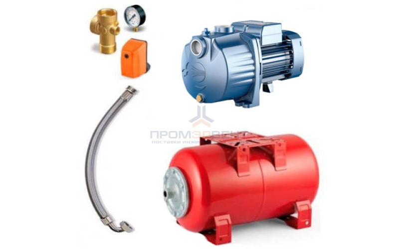 Насосная станция Pedrollo HYDROFRESH 4Cpm 100C-50 CL - 0,75 кВт (Qmax 130 л/мин, 1x230В, с/х)