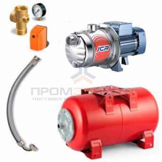 Насосная станция Pedrollo HYDROFRESH JCRm 2C-50 CL - 0,75 кВт (PN3,4, Qmax 70 л/мин, кабель 1,5 м)