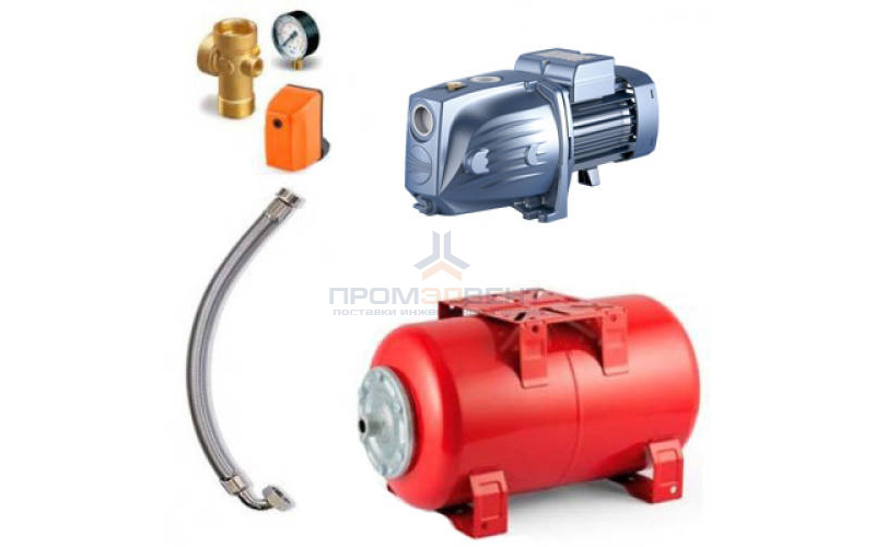 Насосная станция Pedrollo HYDROFRESH JSWm 1A-24 CL - 0,55кВт (Qmax 60 л/мин, 1x230В)