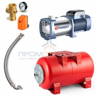 Насосная станция Pedrollo HYDROFRESH PLURIJETm 6/90-N-24CL - 1,10 кВт (Qmax 80 л/мин, с/х)