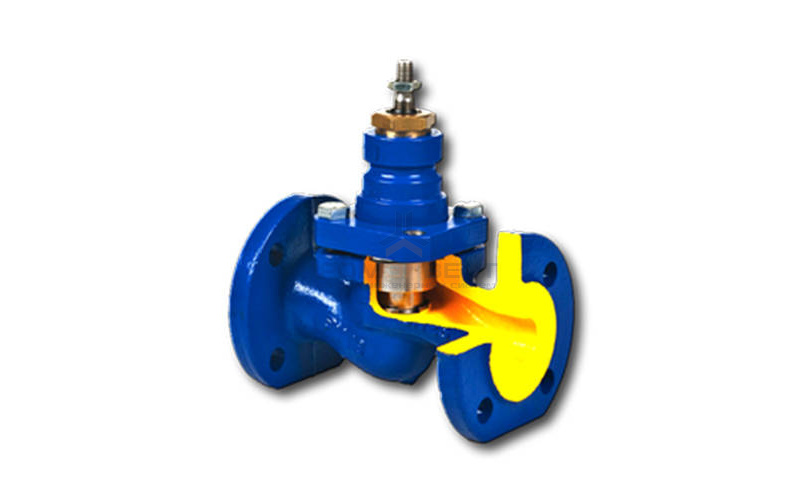 Клапан регулирующий Zetkama 227A - Ду80 (Ф/Ф, PN16, Tmax-200°C, серый чугун, исполнение №81-H)