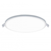 06-55 Светодиодная панель встраиваемая круглая 220В, 18Вт, CRI:80Ra, 1440Лм, Ф 170/155 мм, алюминиевый корпус, изолированный драйвер, 6500K