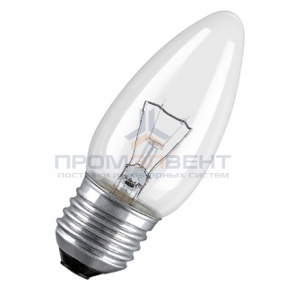 Лампа накаливания свеча Osram CLASSIC B CL 60W E27 прозрачная
