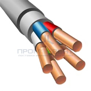 Кабель силовой NYMнг(A)-LS 5х1,5 0,66кВ ГОСТ IEC 60227-4-2011 (Севкабель)