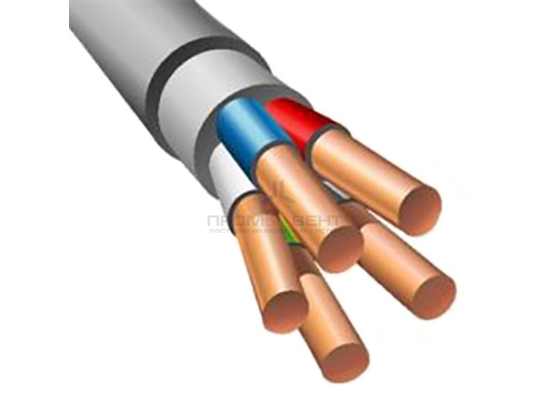 Кабель силовой NYMнг(A)-LS 5х2,5 0,66кВ ГОСТ IEC 60227-4-2011 (Севкабель)