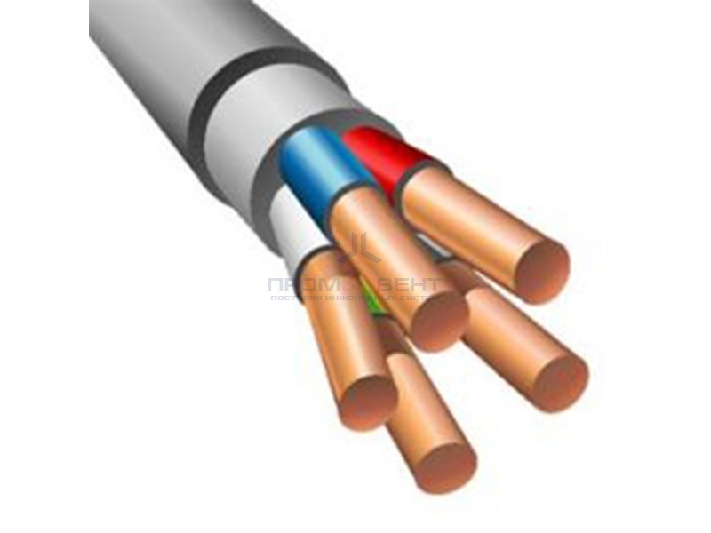 Кабель силовой NYMнг(А)-LS 5х4,0 0,66кВ ГОСТ IEC 60227-4-2011 (Севкабель)
