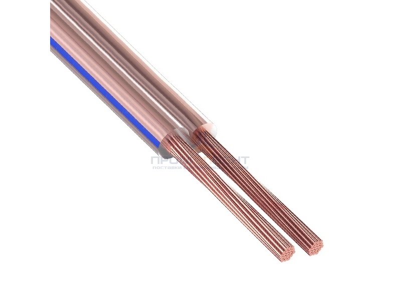Кабель акустический 2х1,0 PROconnect BLUELINE прозрачный