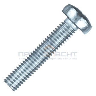 Винт с полукруглой головкой М6х25 оцинкованный DIN7985