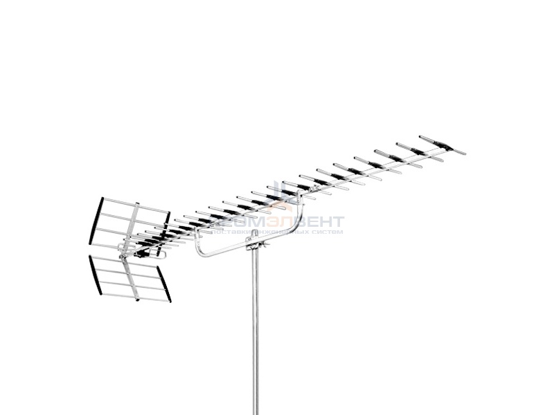 Антенна эфирная UL-16 усиление 14-16 дБ (аналог/ DVB-T/ DVB-T2) 25 элементов, 235,6см