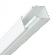 Кабель-канал 30х25 белый Элекор IEK 2м/шт [уп. 32м] (кабельный короб)