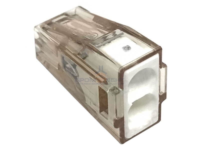 Клеммник WAGO 2 (одножильных) х 1,5-4 мм2 32A Cu [уп. 100шт]