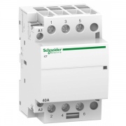 Модульный контактор iCT Acti 9 Schneider Electric 40A 3НО 220В/240В АС 50ГЦ