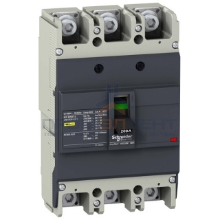 Автоматический выключатель Schneider Electric EZC250F 200A 18 кА/400В 3П3Т (автомат)