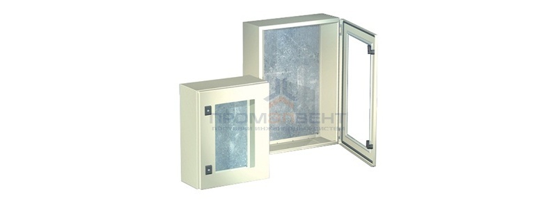 Навесной шкаф CE, с прозрачной дверью, 600 x 400 x 200мм, IP55