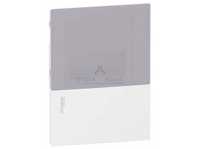 Бокс встраиваемый Schneider Electric Mini Pragma 6 модулей с дымчатой дверью с клемниками N+PE